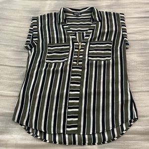 Express Striped Blouse size M